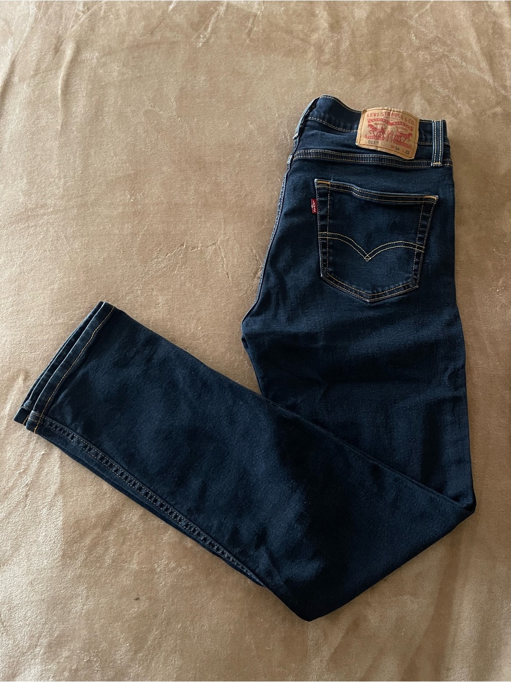 Levi's Men's Indigo Slim Straight Jeans